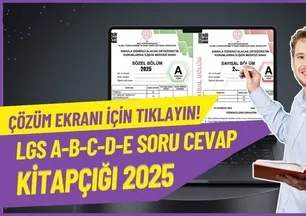 LGS A-B-C-D-E SORU Cevap Kitapçığı 2025 | meb.gov.tr LGS 2025'te sayısal-sözel kitapçıklar ne zaman dağıtılacak?