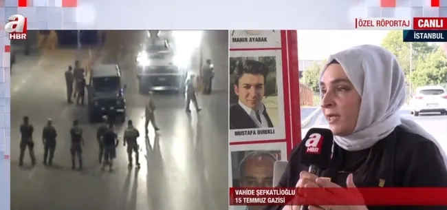 15 Temmuz gecesi neler yaşandı? Eşi şehit olan 15 Temmuz gazisi Vahide Şefkatlioğlu A Haber’de