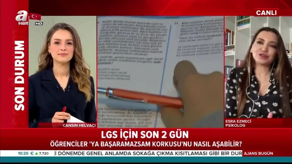 Son Dakika Lgs Sinavi Icin Son Gunler Sinav Kaygisi Nedir Nasil Basa Cikarilir Sinav Oncesi Nelere Dikkat Edilmeli Uzman Isim Anlatti Video Ahaber Video Izle