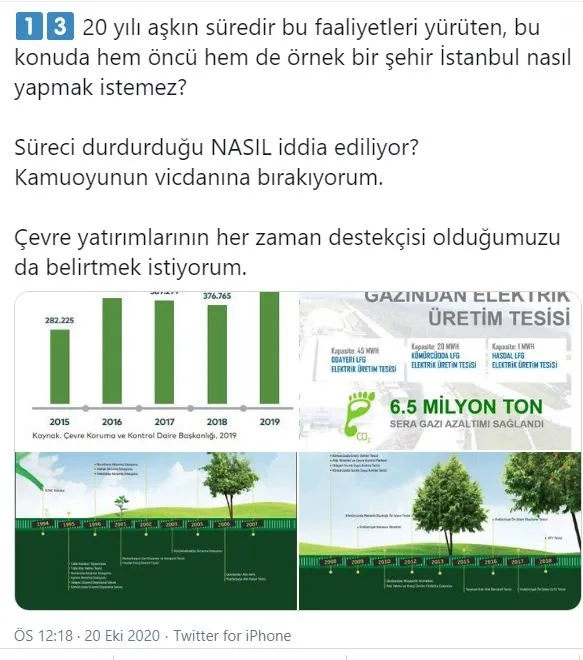 Ekrem İmamoğlu iki defa durdurduğu Seymen Çöp Gazı Enerji Üretim Tesisi Projesi’ni kendisinin başlattığını iddia etti - 8
