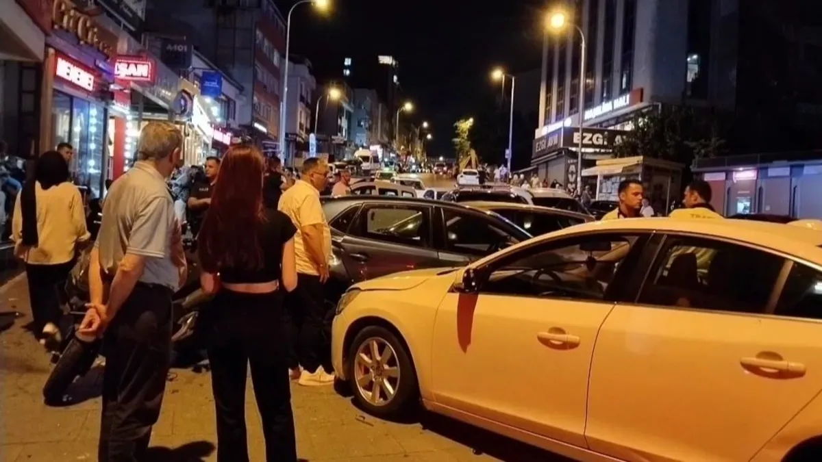 Ataşehir'de alkollü sürücüye meydan dayağı