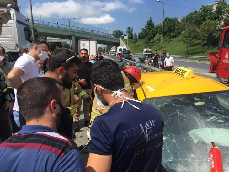 İstanbul Kağıthane’de korkunç kaza! Başına gelenleri yakınlarına böyle haber verdi