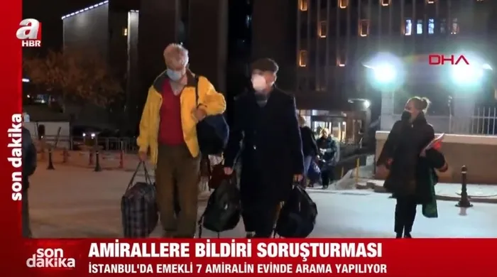 Son dakika: Amirallere bildiri soruşturması! 7 emekli amiralin evinde arama yapıldı