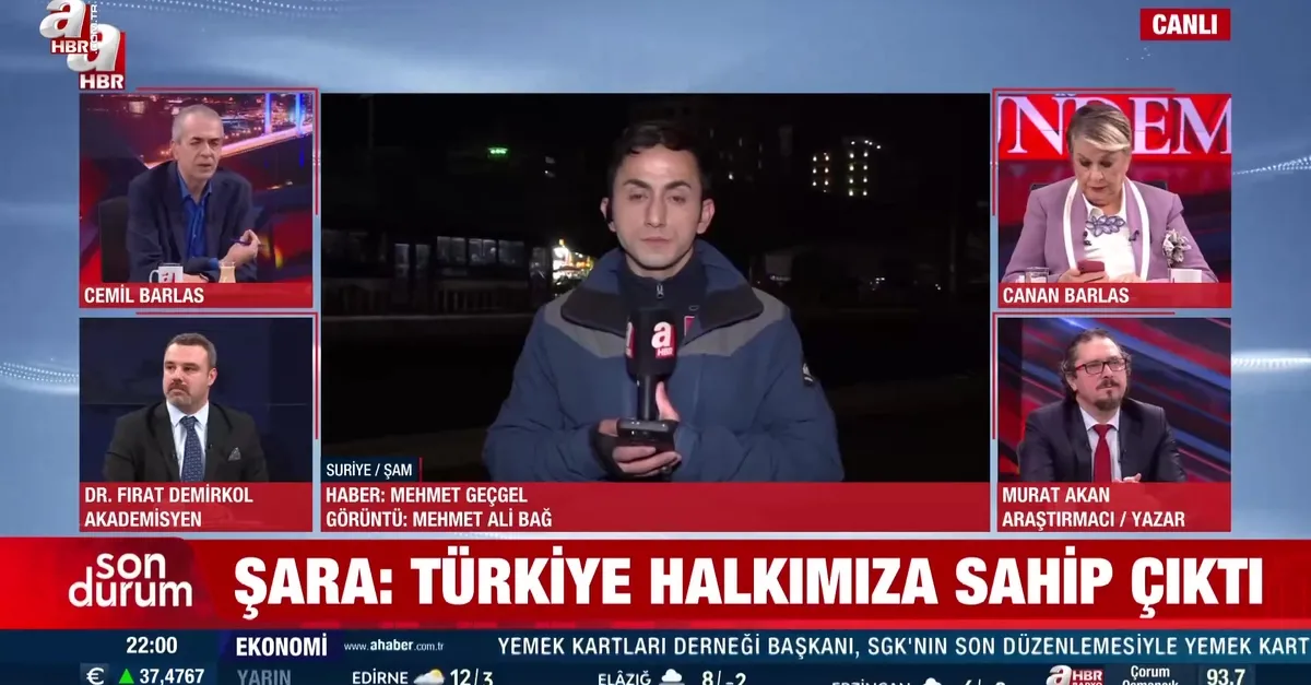 Şam'da neler yaşanıyor? A Haber Suriye'de
