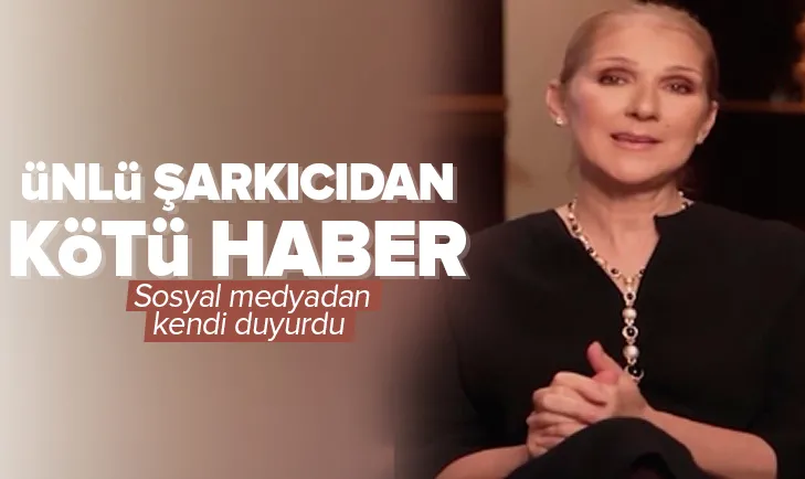 Ünlü şarkıcıdan kötü haber