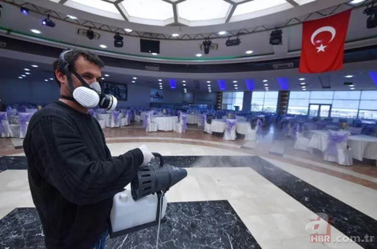 Corona virüs sonrası halay böyle çekilecek! Düğün salonlarına gönderildi... 2