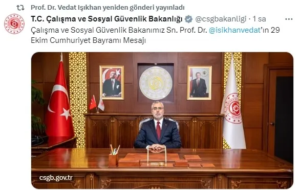 Başkan Erdoğan’dan Cumhuriyetin 100’üncü yıl dönümü mesajı: Canıgönülden tebrik ediyorum