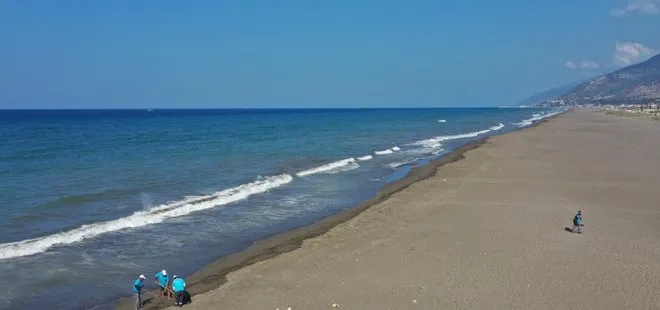 Akdeniz’deki petrol sızıntısı Samandağ sahiline ulaştı
