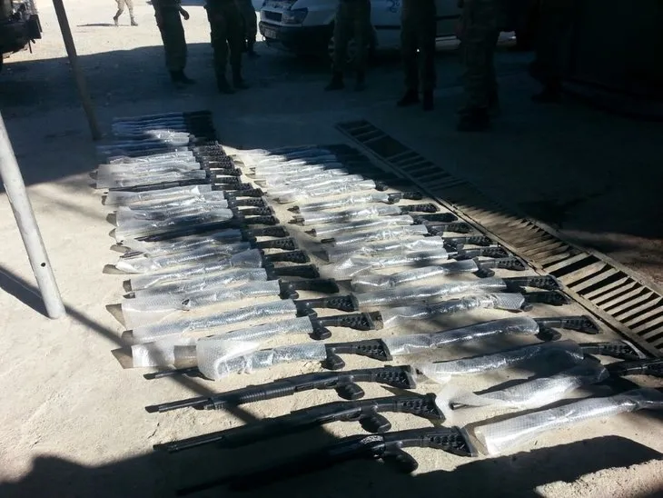 Şemdinli'de PKK'ya ait çok sayıda silah ve mühimmat ele geçirildi