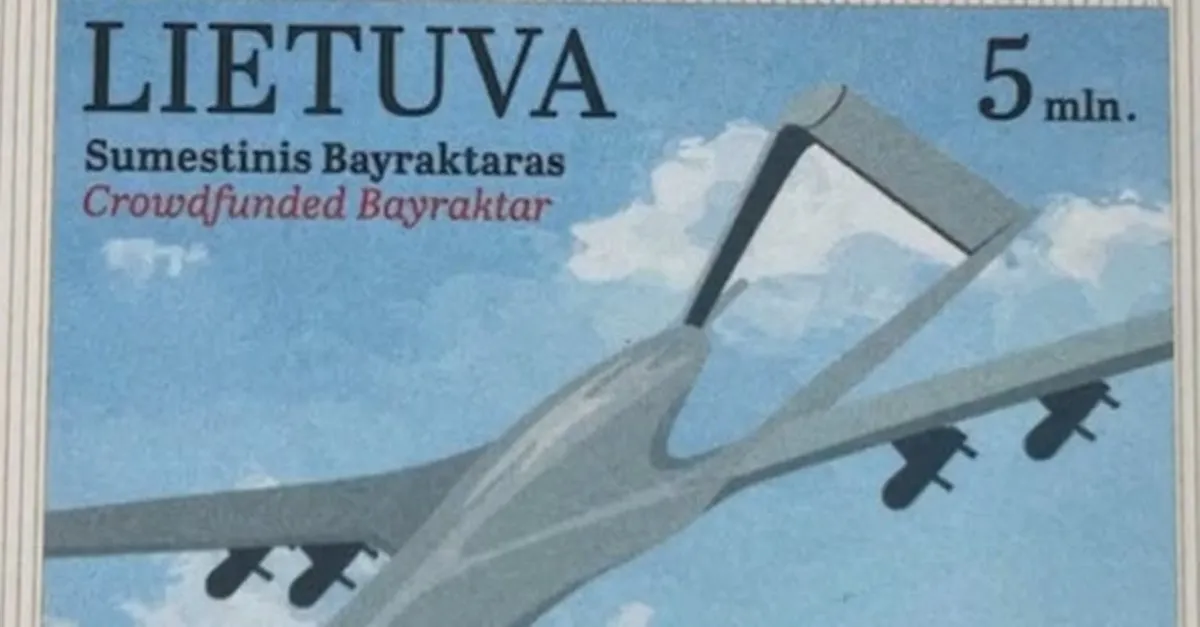 Bayraktar TB2 SİHA posta pulu oldu: Litvanya'nın en popüler pulu