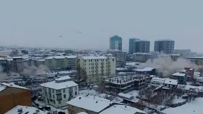 2. depremde binaların çökme anı