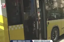 İETT otobüsü börekçi dükkanına girdi