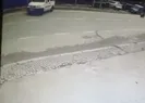 Camdan arabanın içine düştü