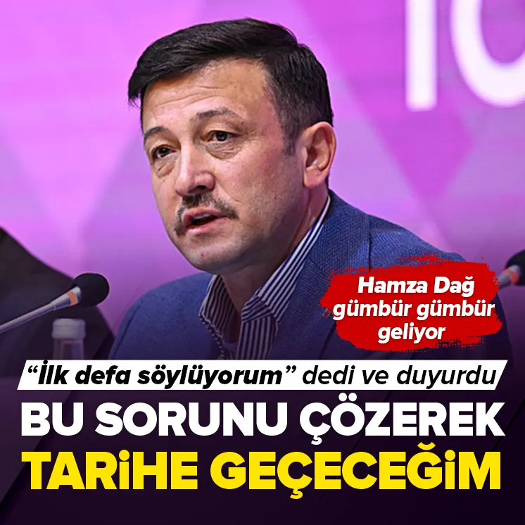 Hamza Dağ Kafamızda bir formül var dedi