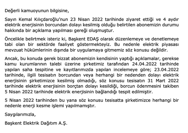 Son dakika: CHP Genel Başkanı Kemal Kılıçdaroğlu’nun elektrik tiyatrosu bitti: Faturasını ödedi