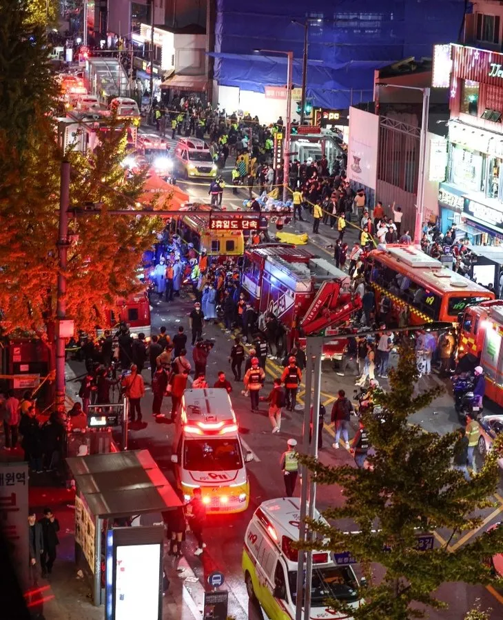 Güney Kore’deki Cadılar Bayramı kutlamasında facia: 153 ölü! Türkiye’den taziye mesajı