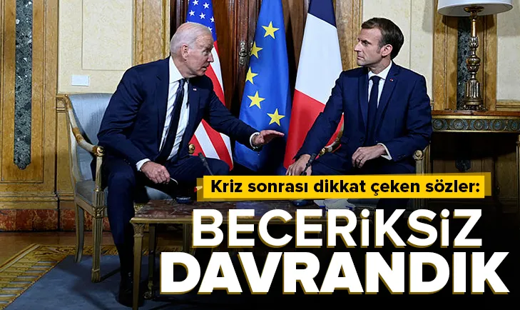 Kriz sonrası Biden’dan geri adım! Beceriksizlik