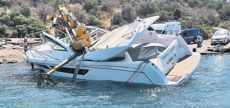 Bodrum’da korku dolu anlar! Yat sefası kazayla bitti