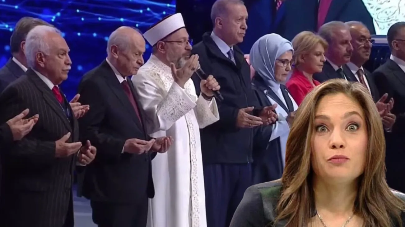 Doğu Perinçek'in duası Nevşin Mengü'yü rahatsız etti: Cevap gecikmedi