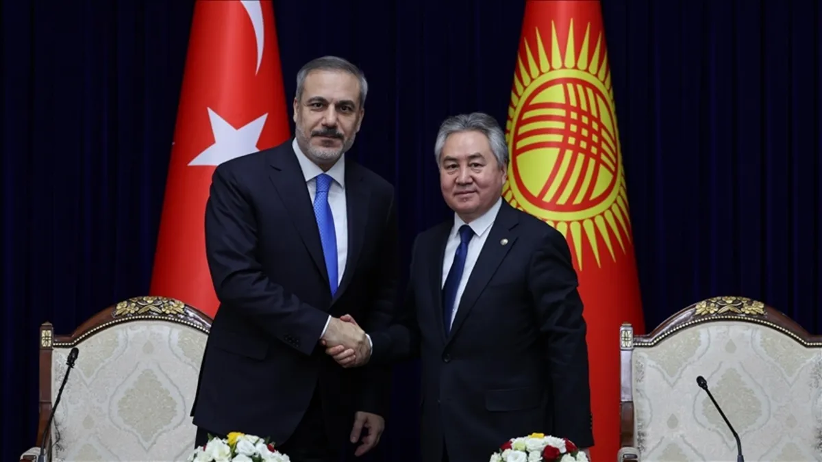 Dışişleri Bakanı Fidan Kırgız mevkidaşı Kulubayev ile görüştü
