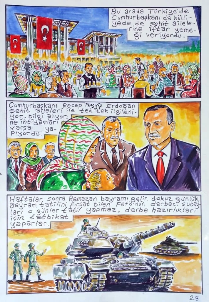 15 Temmuz’un çizgi romanı yapıldı