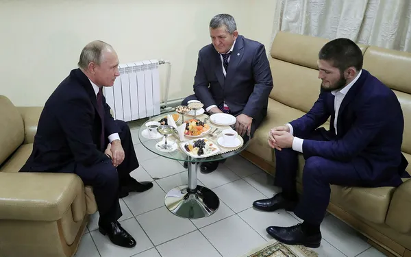 Putin'den Nurmagomedov'a tebrik - 1
