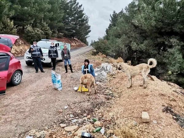 Son dakika: Güvenlik güçleri sokak hayvanlarını unutmadı - 1