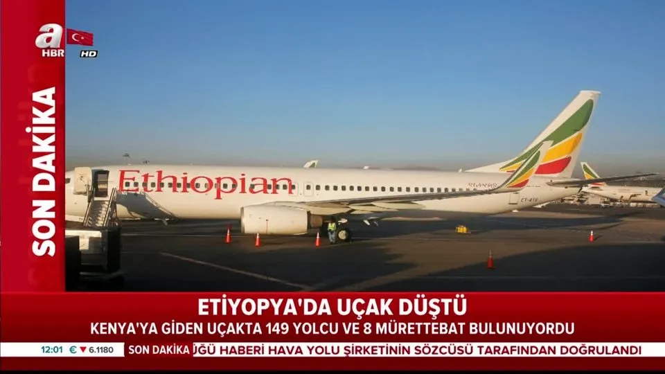 Son dakika: Etiyopya’da içinde 157 kişi bulunan uçak düştü