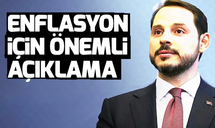 Son dakika: Bakan Albayraktan enflasyon açıklaması