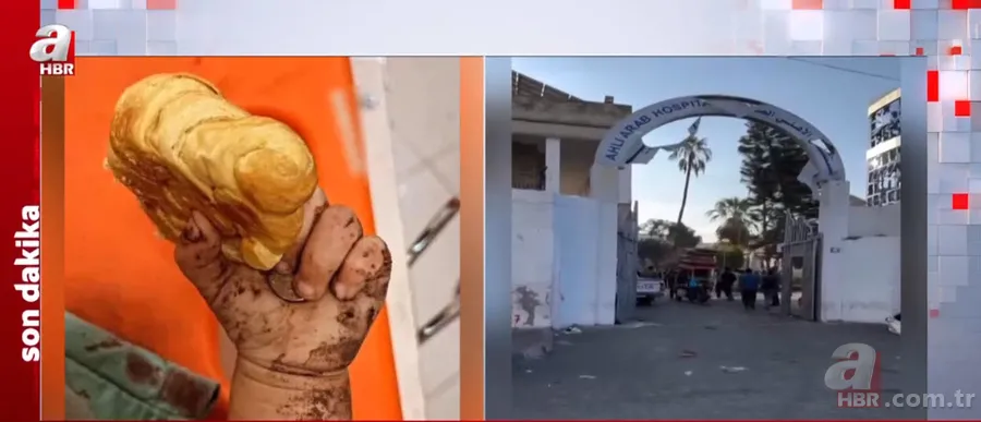 İşte KATİL İSRAİL'İN vurduğu vahşetin yaşandığı O HASTANE! Patlamanın şiddeti gün ağarınca ortaya çıktı 7