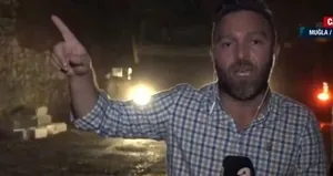 Yangın termik santrale yaklaştı