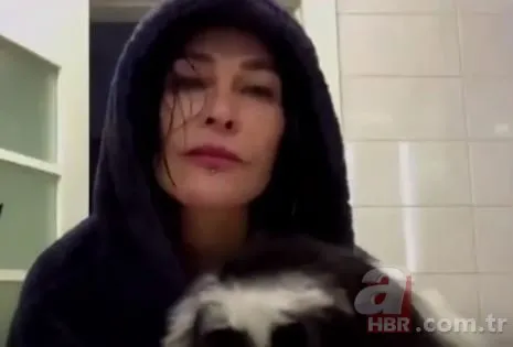 Hülya Avşar’ın bornozlu videosu sosyal medyayı salladı!