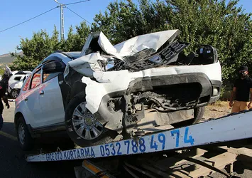 Elazığ'da trafik kazası: 8 yaralı