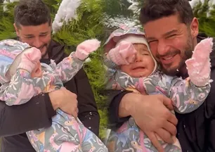 Berk Oktay'ın kızı Mira Milena sevimliliğiyle "maşallah" dedirtti