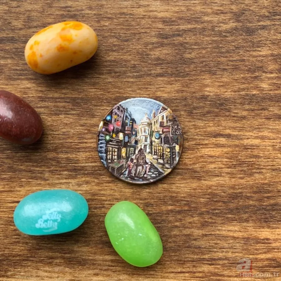 Bozuk para üstünde sanat! Herkes hayran kaldı... 19