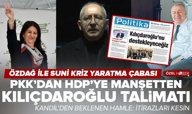 PKK’dan HDP’ye gazete üzerinden talimat