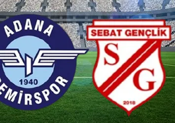 Adana Demirspor turladı! Sebat Gençlikspor'u mağlup etti