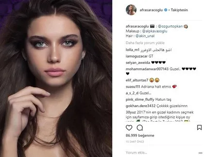 Ünlülerin Instagram paylaşımları - 05-12-2017