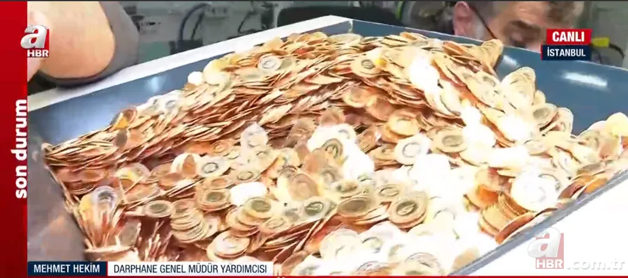 Çeyrek altına yoğun talep! A HABER altınların basıldığı DARPHANE'de: Üretimde artış var 20