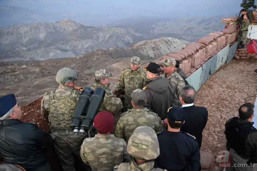 Genelkurmay Başkanı Orgeneral Akar sınır birliklerini denetledi 8