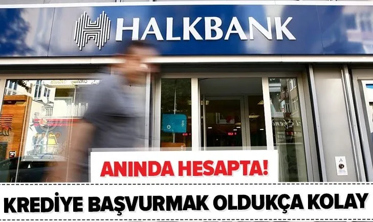 Anında hesapta! Halkbank’tan 50 bin TL 36 ay vadeli hızlı kredi imkanı! Başvuru yapmak oldukça kolay