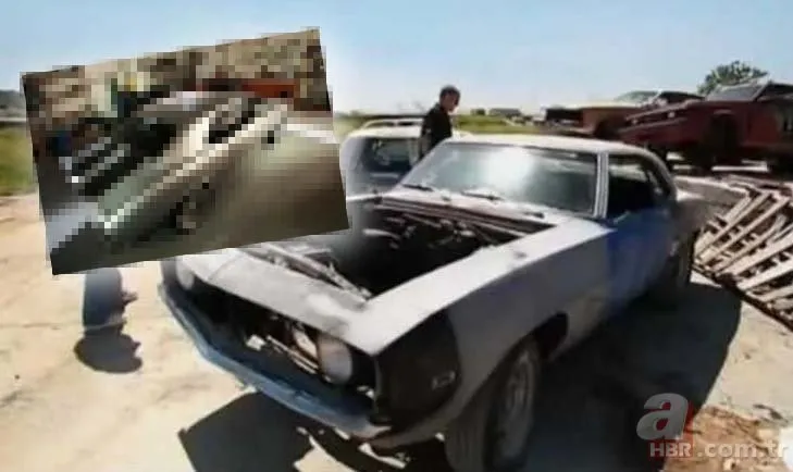 Hurda 1969 Camaro model aracı baştan yaptı! 'Yok artık' dedirten değişim!
