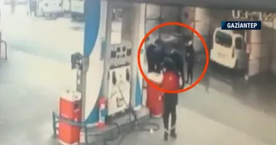 Benzin istasyonunda hayati müdahale! Nefes alamayan bebek...