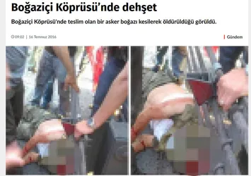 Sözcü'nün boğaz kesme yalanına soruşturma!
