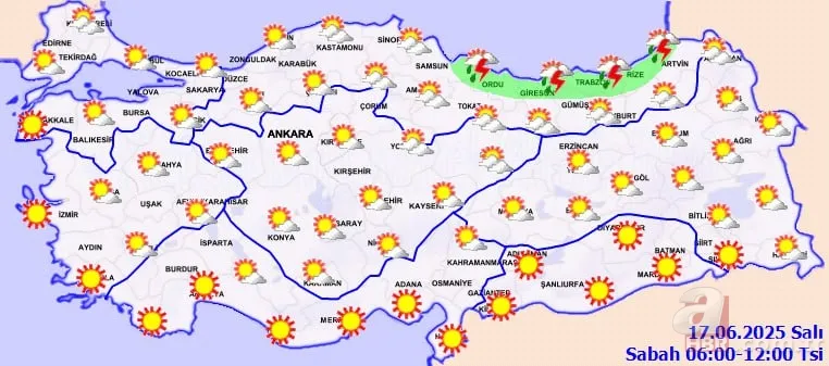 Yazın en sıcak günleri kapıda! Termometreler tırmanışta: Meteoroloji'den haritalı paylaşım: Yarından itibaren... 5