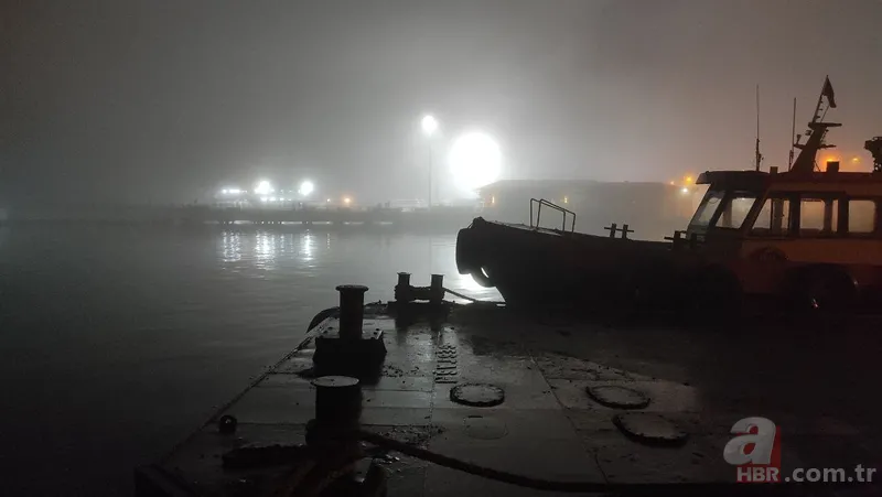 Yoğun sis geçit vermedi! Çanakkale Boğazı gemi trafiğine kapandı 3