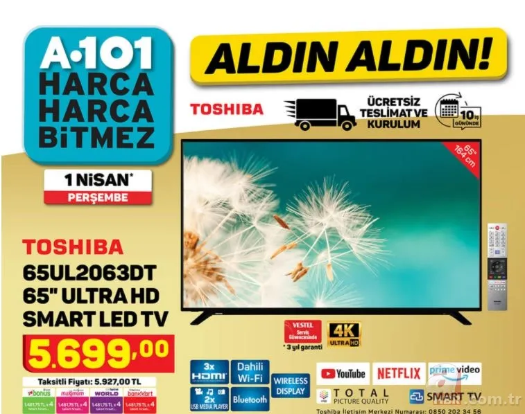 %25 indirim! A101 1 Nisan 2021 aktüel ürünler kataloğu sürprizlerle dolu! Bu hafta A101'de neler var? 2