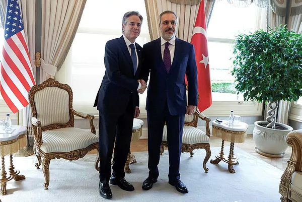 Başkan Erdoğan ile ABD Dışişleri Bakanı Antony Blinken arasında kritik görüşme