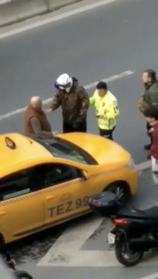 Trafiğin ortasında dehşet veren kavga! - 2