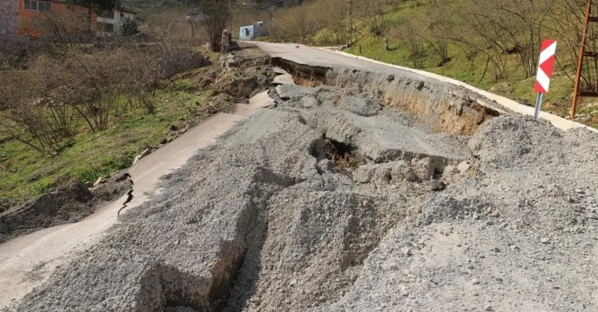 Ordu’da 19 ilçenin 256 noktasında toprak kayması meydana geldi